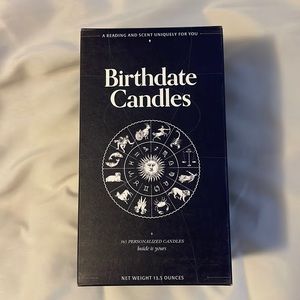 Birthdate Candles 9/18 Candle NEW
